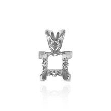 Load image into Gallery viewer, ITI NYC Square V-End Filigree Pendants in 14K Gold (4.00 mm - 12.00 mm)