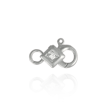 Load image into Gallery viewer, ITI NYC Lobster Locks With Diamonds (6.9 x 11.3 mm)