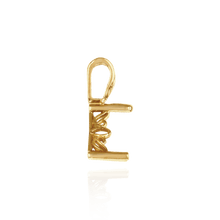 Load image into Gallery viewer, 14K Gold ITI NYC Triangle Shape Three Prong Filigree Pendants in 14K Gold (3.00 mm - 9.50 mm)