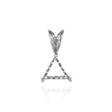 Load image into Gallery viewer, ITI NYC Triangle Shape Three Prong Filigree Pendants in 14K Gold (3.00 mm - 9.50 mm)