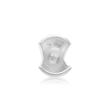 Load image into Gallery viewer, ITI NYC Round Half Tapered Bezel with Peg in Sterling Silver (4.00 mm - 8.25 mm)