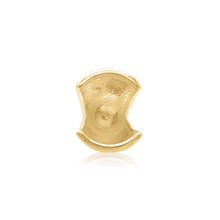 Load image into Gallery viewer, ITI NYC Round Half Tapered Bezel with Peg in 14K Gold (4.00 mm - 8.25 mm)