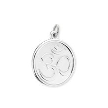 Load image into Gallery viewer, ITI NYC Hindu Om Pendant in Sterling Silver