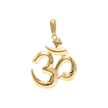 Load image into Gallery viewer, ITI NYC Hindu Om Pendant in Sterling Silver