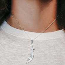 Load image into Gallery viewer, ITI NYC Zulfiqar Sword Pendant in Sterling Silver