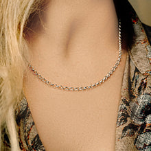 Load image into Gallery viewer, Soho Rolo Chain Necklace in Sterling Silver