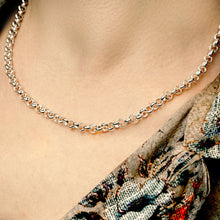 Load image into Gallery viewer, Soho Rolo Chain Necklace in Sterling Silver