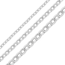 Load image into Gallery viewer, Bulk / Spooled Domed Rolo Chain in Sterling Silver (1.60 mm - 3.00 mm)