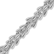 Load image into Gallery viewer, Bulk / Spooled Handmade Fancy Ring Ring Chain in Sterling Silver (4.90 mm)