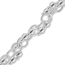 Load image into Gallery viewer, Bulk / Spooled Handmade Fancy Ring Ring Chain in Sterling Silver (6.70 mm)
