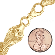 Load image into Gallery viewer, Riverside Blvd. Rope Bracelet in 14K Yellow Gold