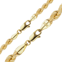 Load image into Gallery viewer, Riverside Blvd. Rope Chain Necklace in 10K Yellow Gold