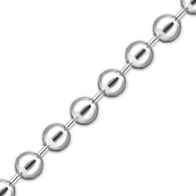 Load image into Gallery viewer, Bulk / Spooled Round Bead Chain in 14K White Gold (1.50 mm - 2.50 mm)