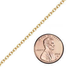 Load image into Gallery viewer, Bulk / Spooled Heavy Round Cable Chain in 14K Gold-Filled (1.00 mm - 6.50 mm)