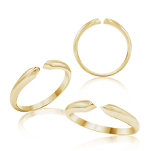 Load image into Gallery viewer, ITI NYC Medium Weight Four Prong Notch Half Round Shank