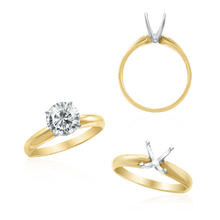 Load image into Gallery viewer, ITI NYC Round Four Prong Solitaire