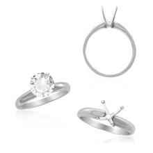 Load image into Gallery viewer, ITI NYC Round Four Prong Solitaire