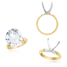 Load image into Gallery viewer, ITI NYC Round Four Prong Solitaire