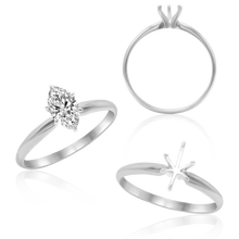 Load image into Gallery viewer, ITI NYC Marquise Shape Solitaire