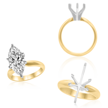 Load image into Gallery viewer, ITI NYC Marquise Shape Solitaire