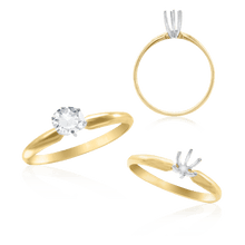 Load image into Gallery viewer, ITI NYC Round Six Prong Solitaire