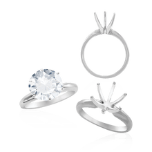 Load image into Gallery viewer, ITI NYC Round Six Prong Solitaire