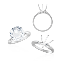 Load image into Gallery viewer, ITI NYC Round Six Prong Solitaire