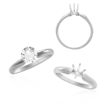 Load image into Gallery viewer, ITI NYC Round Six Prong Solitaire