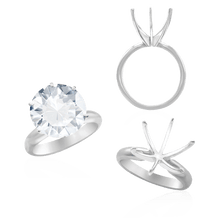 Load image into Gallery viewer, ITI NYC Round Six Prong Solitaire