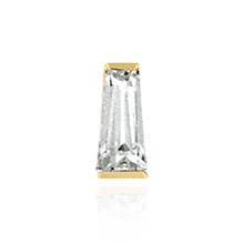 Load image into Gallery viewer, ITI NYC Tapered Baguette Settings With Airline in 14K Gold (2.00 x 1.75 mm - 8.25 x 3.75 mm)