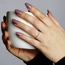 Load image into Gallery viewer, Stackable Ring with Beaded Design Band in Sterling Silver