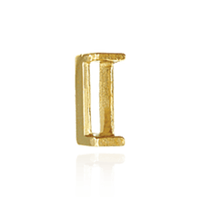 Load image into Gallery viewer, ITI NYC Straight Baguette Single Base Settings in 14K Gold (1.75 x 1.00 mm - 8.75 x 3.75 mm)