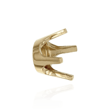Load image into Gallery viewer, ITI NYC Four Prong Round Closed Back Standard Settings in 14K Gold (1.75 mm - 6.50 mm)