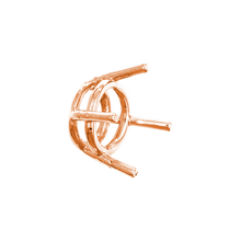 Load image into Gallery viewer, ITI NYC Four Prong Round Heavy Wire Basket Settings in 14K Gold (1.30 mm - 25.00 mm)