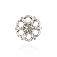 Load image into Gallery viewer, Seven Stone Cluster on Six Prong Tiffany Settings with Peg (7 x 1.00 mm - 7 x 3.40 mm)