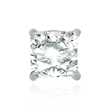 Load image into Gallery viewer, ITI NYC Four Prong Square Solitaire Settings With Peg in 14K Gold (3.50 mm - 10.00 mm)