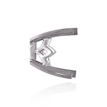 Load image into Gallery viewer, ITI NYC Four Prong Emerald Shape Scroll Fancy Settings in 14K Gold (7.00 x 5.00 mm - 11.00 x 8.00 mm)