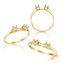 Load image into Gallery viewer, ITI NYC Two Stone Round Accented Remount