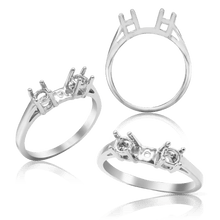 Load image into Gallery viewer, ITI NYC Two Stone Round Accented Remount