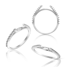 Load image into Gallery viewer, ITI NYC Cathedral Remount with Side Stones