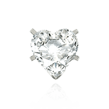 Load image into Gallery viewer, ITI NYC V-End Heart Shape Solitaire Settings in 14K Gold (4.00 x 4.00 mm - 7.00 x 7.00 mm)