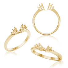 Load image into Gallery viewer, ITI NYC Six Stone Round Accented Remount