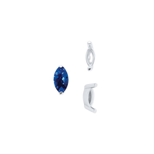 Load image into Gallery viewer, ITI NYC Two Prong Marquise Shape Single Base Settings in 14K Gold (3.00 x 1.75 mm - 12.00 x 6.00 mm)