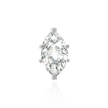 Load image into Gallery viewer, ITI NYC Six Prong Marquise Shape Tiffany Settings With Peg in 18K White Gold (5.00 x 2.25 mm - 13.00 x 6.00 mm)
