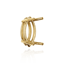 Load image into Gallery viewer, ITI NYC Four Prong Marquise Shape Wire Basket Settings in 14K Gold (4.25 x 1.75 mm - 16.00 x 8.00 mm)