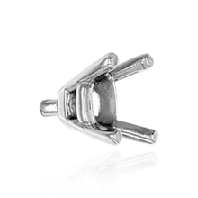 Load image into Gallery viewer, ITI NYC Four Prong Oval Tapered Settings With Peg in 14K Gold (5.00 x 3.00 mm - 12.00 x 10.00 mm)