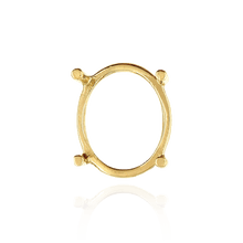 Load image into Gallery viewer, ITI NYC Four Prong Oval Single Base Settings in 14K Gold (5.00 x 3.00 mm - 28.00 x 21.00 mm)