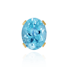 Load image into Gallery viewer, ITI NYC Four Prong Oval Heavy Single Base Settings in Sterling Silver (6.00 x 4.00 mm - 23.00 x 17.00 mm)