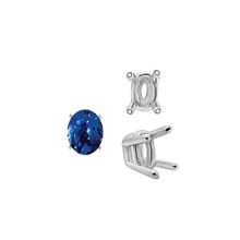 Load image into Gallery viewer, ITI NYC Four Prong Oval Wire Basket Settings in 18K Gold (3.00 x 2.00 mm - 13.00 x 9.00 mm)