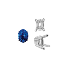 Load image into Gallery viewer, ITI NYC Four Prong Oval Wire Basket Settings in 18K Gold (3.00 x 2.00 mm - 13.00 x 9.00 mm)